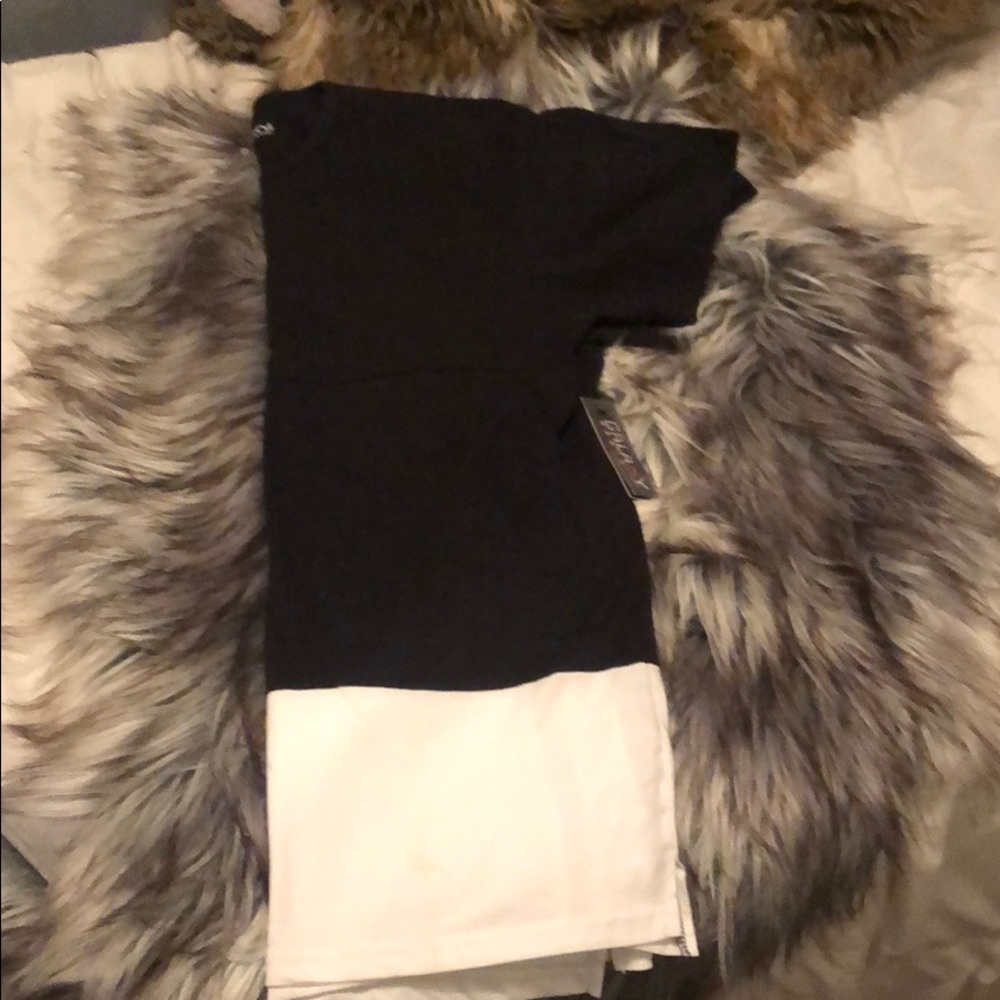 Black and white shirt